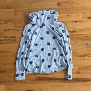 Gray Polka Dot turtleneck